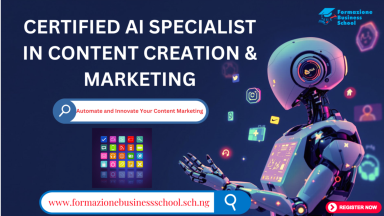 Certified Ai-Driven Specialist In Content Creation & Marketing